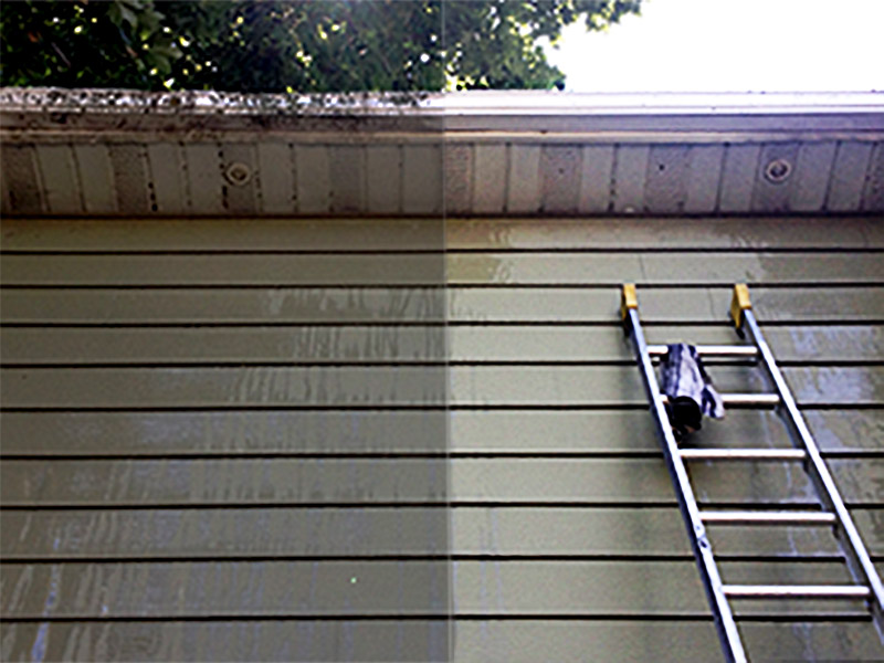 Eavestrough Cleaning, Minor Repairs, and Painting